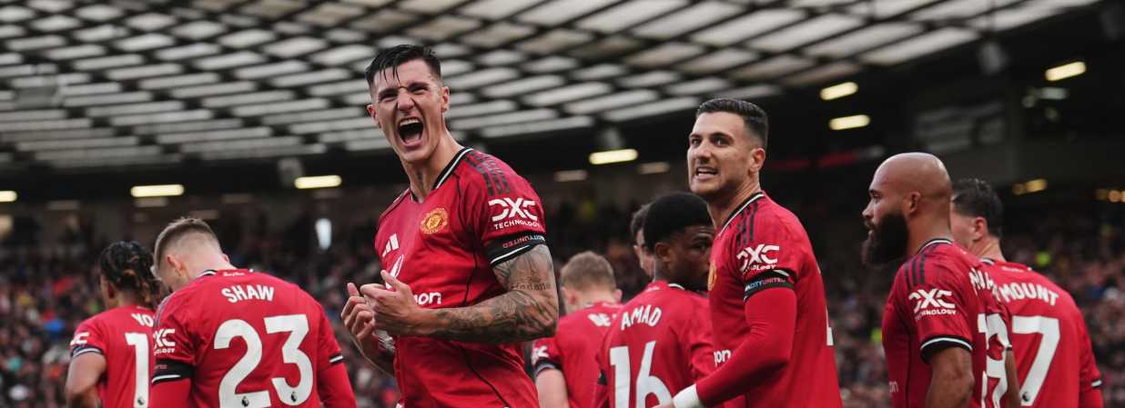 Sesko celebrates after scoring vs Sunderland